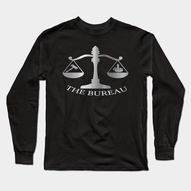The Bureau of SGW Design Long Sleeve T-Shirt by SGW Backyard Wrestling